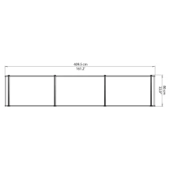 Palram - Canopia Canopy Neo 4050 Grey Twinwall -Garden Haven Shop 12807430 1344832959656396