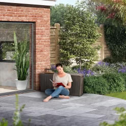 Keter Marvel Plus Outdoor Garden Storage Box 270L - Brown 14 Keter Marvel Plus Outdoor Garden Storage Box 270L - Brown -Garden Haven Shop 12808515 1375055071386887