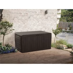 Keter Marvel Plus Outdoor Garden Storage Box 270L - Brown 12 Keter Marvel Plus Outdoor Garden Storage Box 270L - Brown -Garden Haven Shop 12808515 1794900060806534