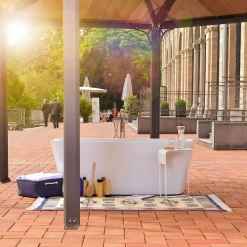 Palram - Canopia Monaco Hexagonal Garden Gazebo Grey 13 Palram - Canopia Monaco Hexagonal Garden Gazebo Grey -Garden Haven Shop 12810973 6594924172899470