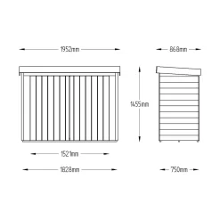 Forest (Installation Included) Wooden Pentagonal Large Outdoor Store -Garden Haven Shop 12812480 1854833195130626