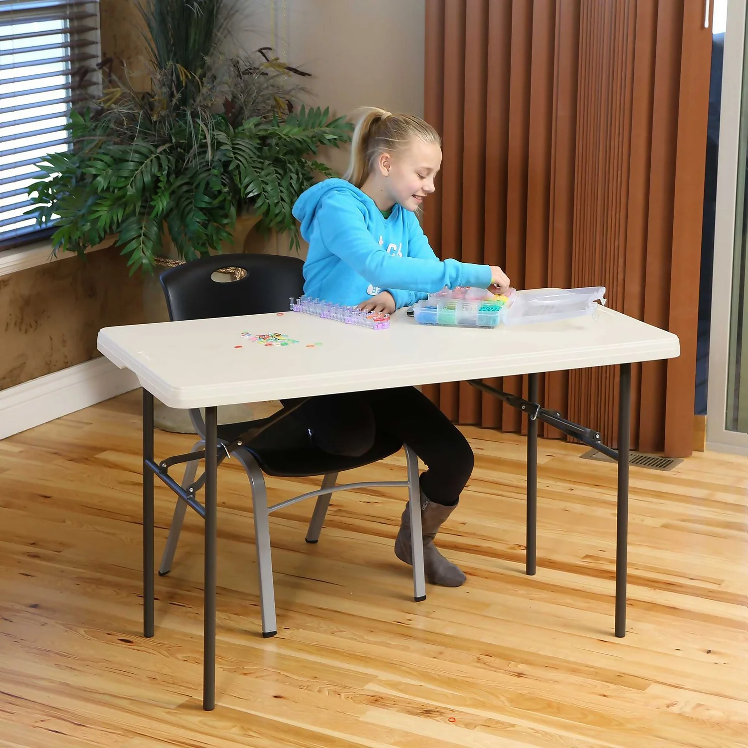 Lifetime Seasonal Party Trestle Table - 1.22m / 4ft 2 Lifetime Seasonal Party Trestle Table - 1.22m / 4ft - Image 2