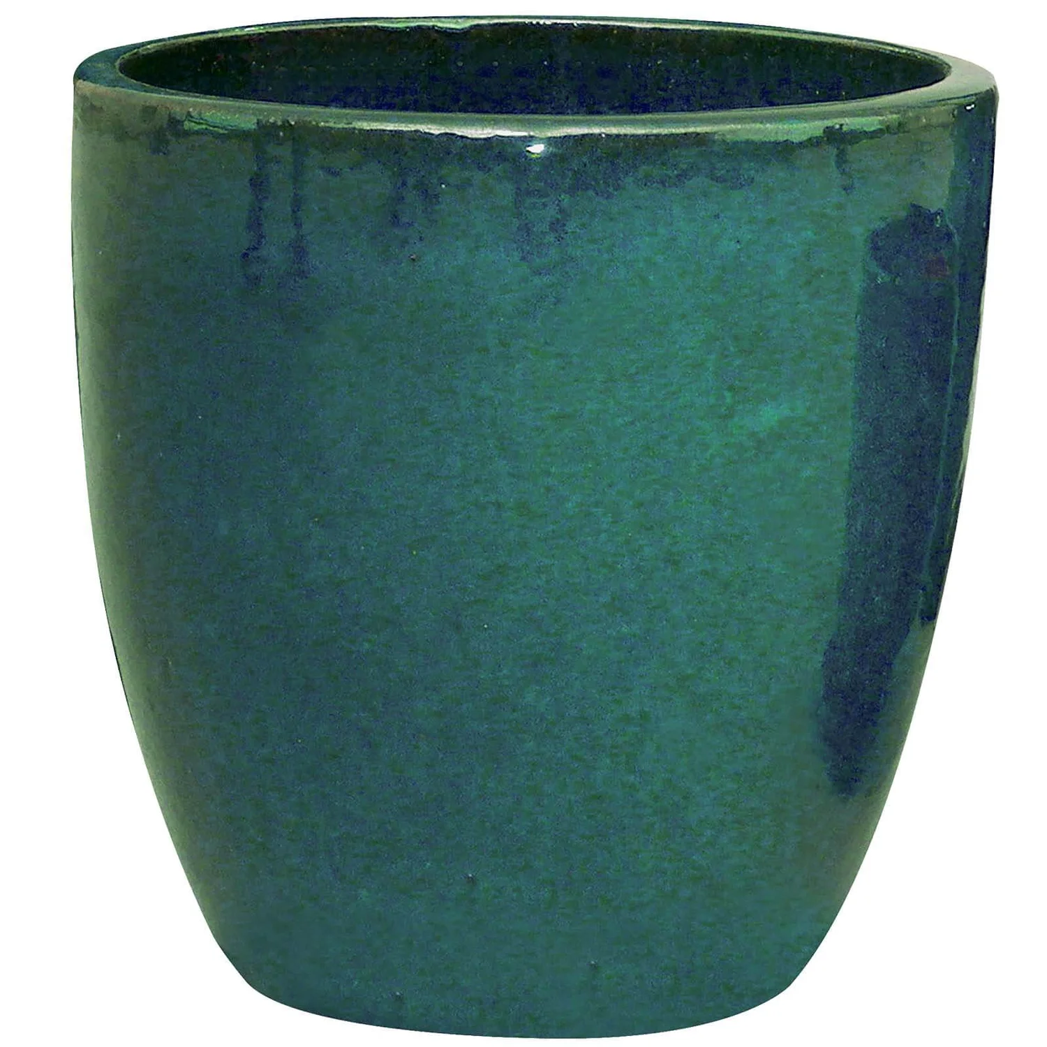Chiswick Egg Planter In Dark Green - 20cm 1 Chiswick Egg Planter In Dark Green - 20cm