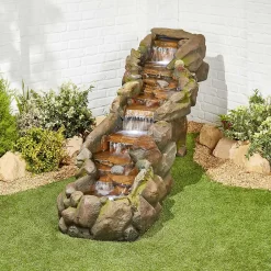 Stylish Fountains Bustling Waters Including LED Lights -Garden Haven Shop 12814089 4434957312326480