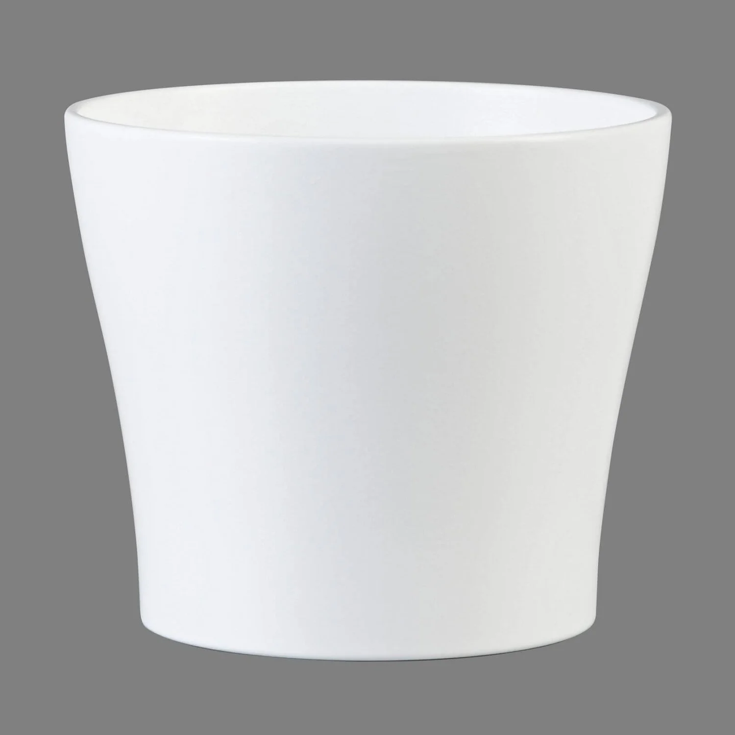 White Plant Pot - 13cm 1 White Plant Pot - 13cm