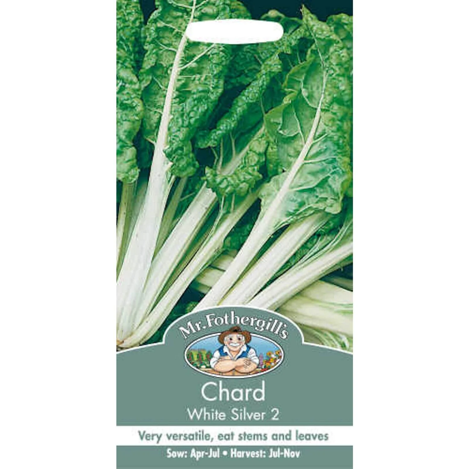 Mr. Fothergill's Chard White Silver 2 Seeds 1 Mr. Fothergill's Chard White Silver 2 Seeds