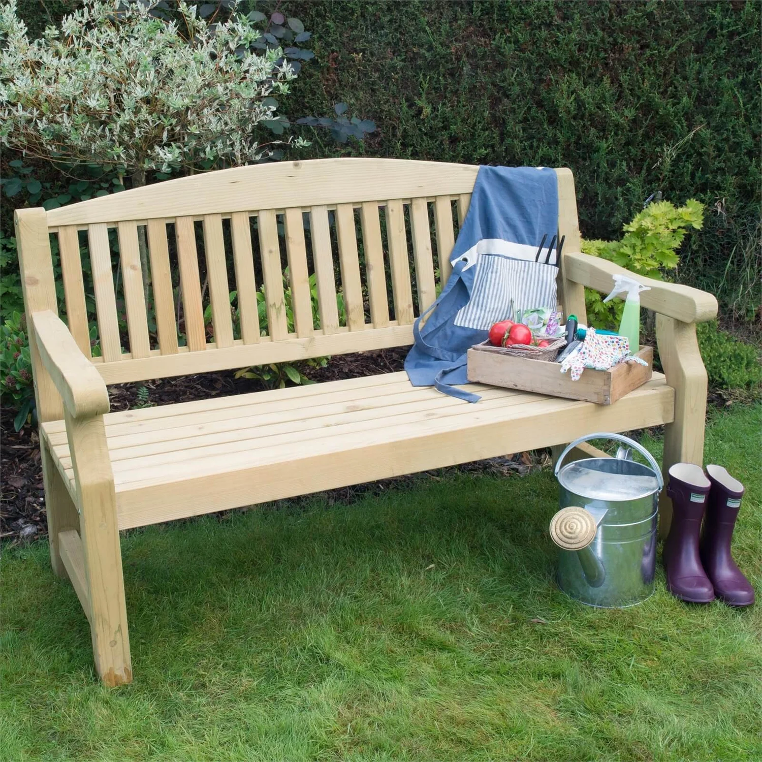 Forest Harvington 5ft Bench 1 Forest Harvington 5ft Bench