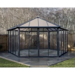 Palram - Canopia Garda Garden Conservatory Grey Bronze