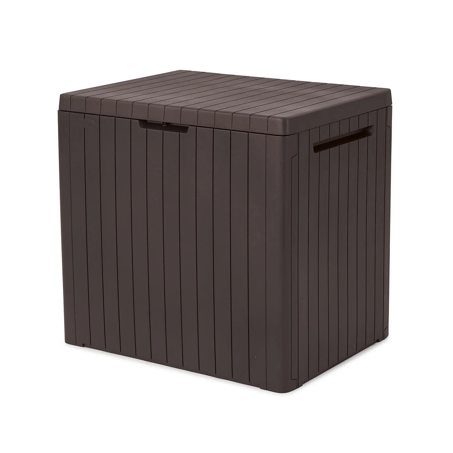 Keter City Outdoor Garden Storage Box 113L - Brown 1 Keter City Outdoor Garden Storage Box 113L - Brown