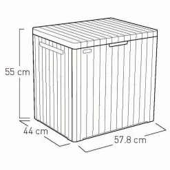 Keter City Outdoor Garden Storage Box 113L - Brown 17 Keter City Outdoor Garden Storage Box 113L - Brown -Garden Haven Shop 12822290 1474900073877924