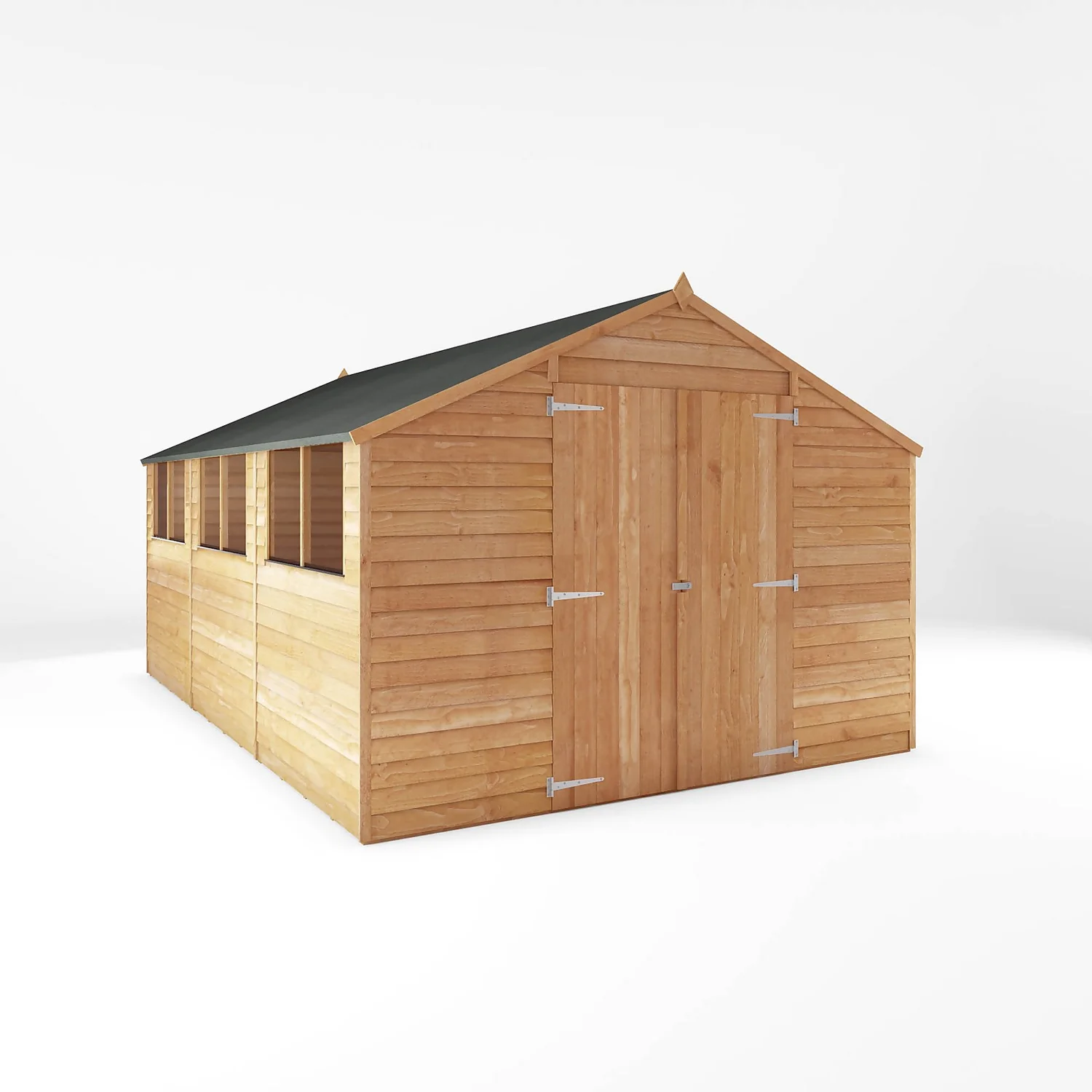 Mercia 15 X 10ft Overlap Apex Shed - Incl. Installation 1 Mercia 15 X 10ft Overlap Apex Shed - Incl. Installation