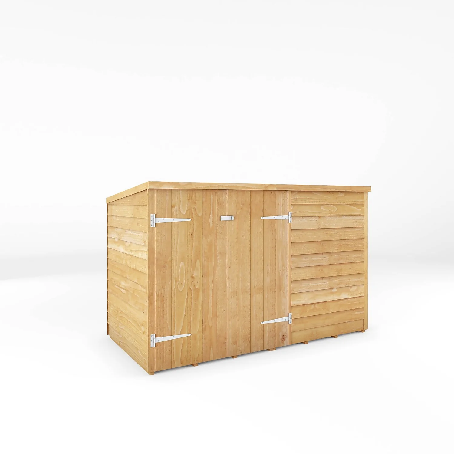 Mercia 6 X 3ft Overlap Pent Bike Shed - Incl. Installation 1 Mercia 6 X 3ft Overlap Pent Bike Shed - Incl. Installation