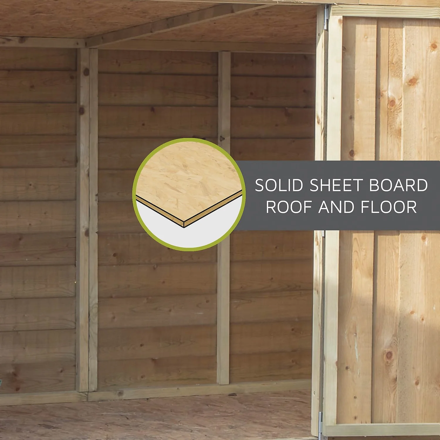 Mercia 6 X 3ft Overlap Pent Bike Shed - Incl. Installation 9 Mercia 6 X 3ft Overlap Pent Bike Shed - Incl. Installation - Image 9