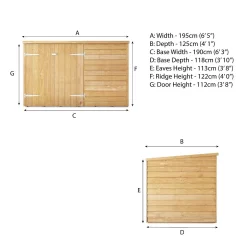Mercia 6 X 4ft Overlap Pent Bike Shed - Incl. Installation 19 Mercia 6 X 4ft Overlap Pent Bike Shed - Incl. Installation -Garden Haven Shop 12825547 1374989186850584