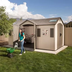 Lifetime 15 X 8ft Outdoor Storage Shed 8 Lifetime 15 X 8ft Outdoor Storage Shed -Garden Haven Shop 12826444 1425012584173540