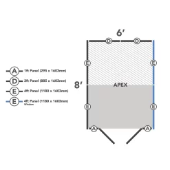 Forest 8 X 6ft Overlap Pressure Treated Apex Shed - Double Door 4 Windows 19 Forest 8 X 6ft Overlap Pressure Treated Apex Shed - Double Door 4 Windows -Garden Haven Shop 12833293 2144833197599302