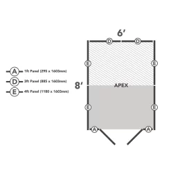 Forest 8 X 6ft Overlap Pressure Treated Apex Shed - Double Door No Windows -Garden Haven Shop 12833294 4124833197529753