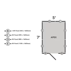 Forest 7 X 5ft Overlap Pressure Treated Apex Shed - No Window Incl. Installation -Garden Haven Shop 12833311 1544833205107480