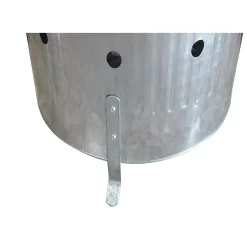 None Garden Galvanised Steel Incinerator / Fire Bin With Lid - 85L -Garden Haven Shop 12834094 1945030658343959