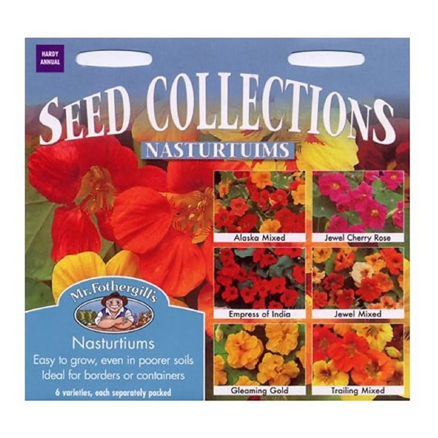Mr. Fothergill's Nasturtium Collection (Tropaeolum Majus) Bulbs 1 Mr. Fothergill's Nasturtium Collection (Tropaeolum Majus) Bulbs