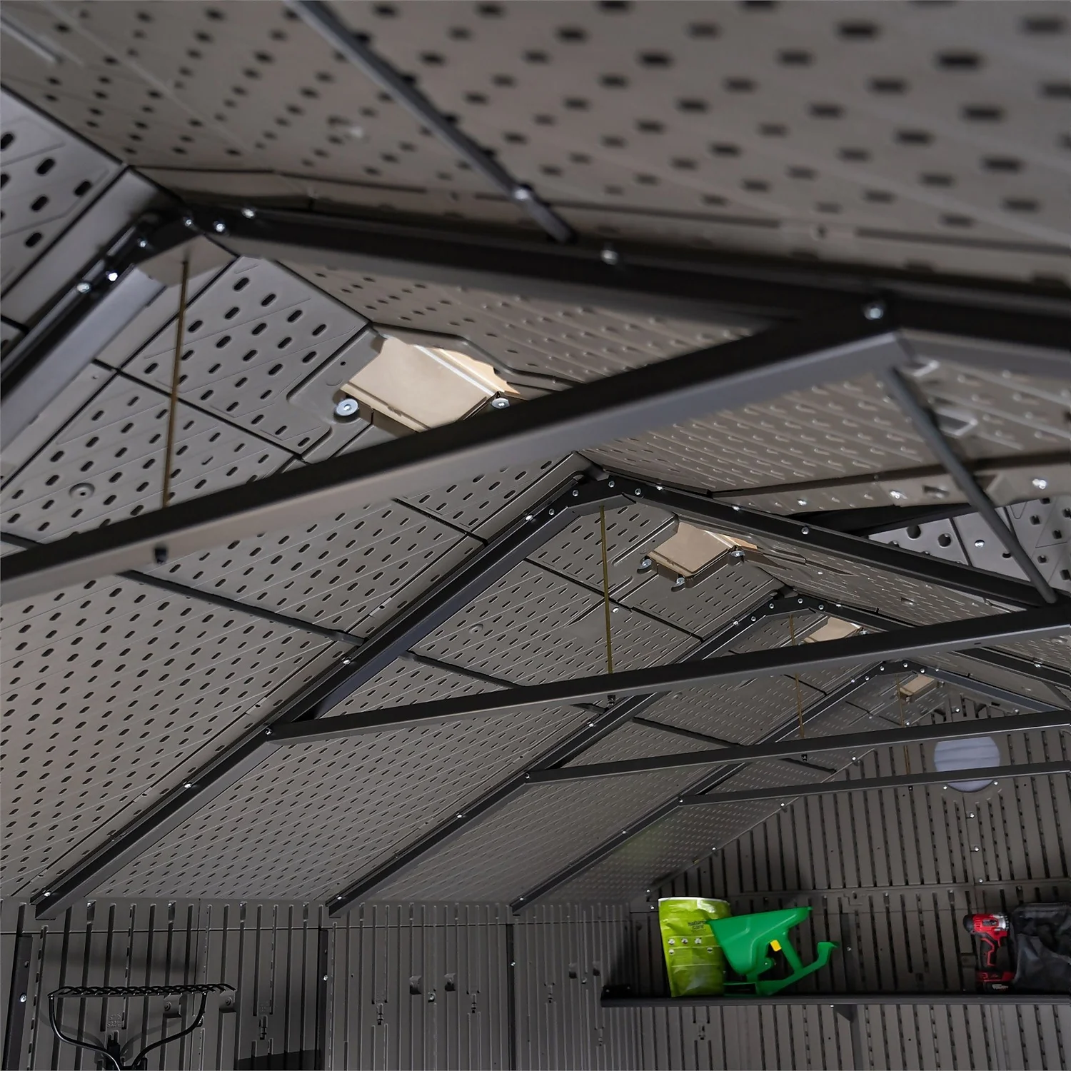 Lifetime 15x8 Ft Rough Cut Dual Entry Outdoor Storage Shed 7 Lifetime 15x8 Ft Rough Cut Dual Entry Outdoor Storage Shed - Image 7