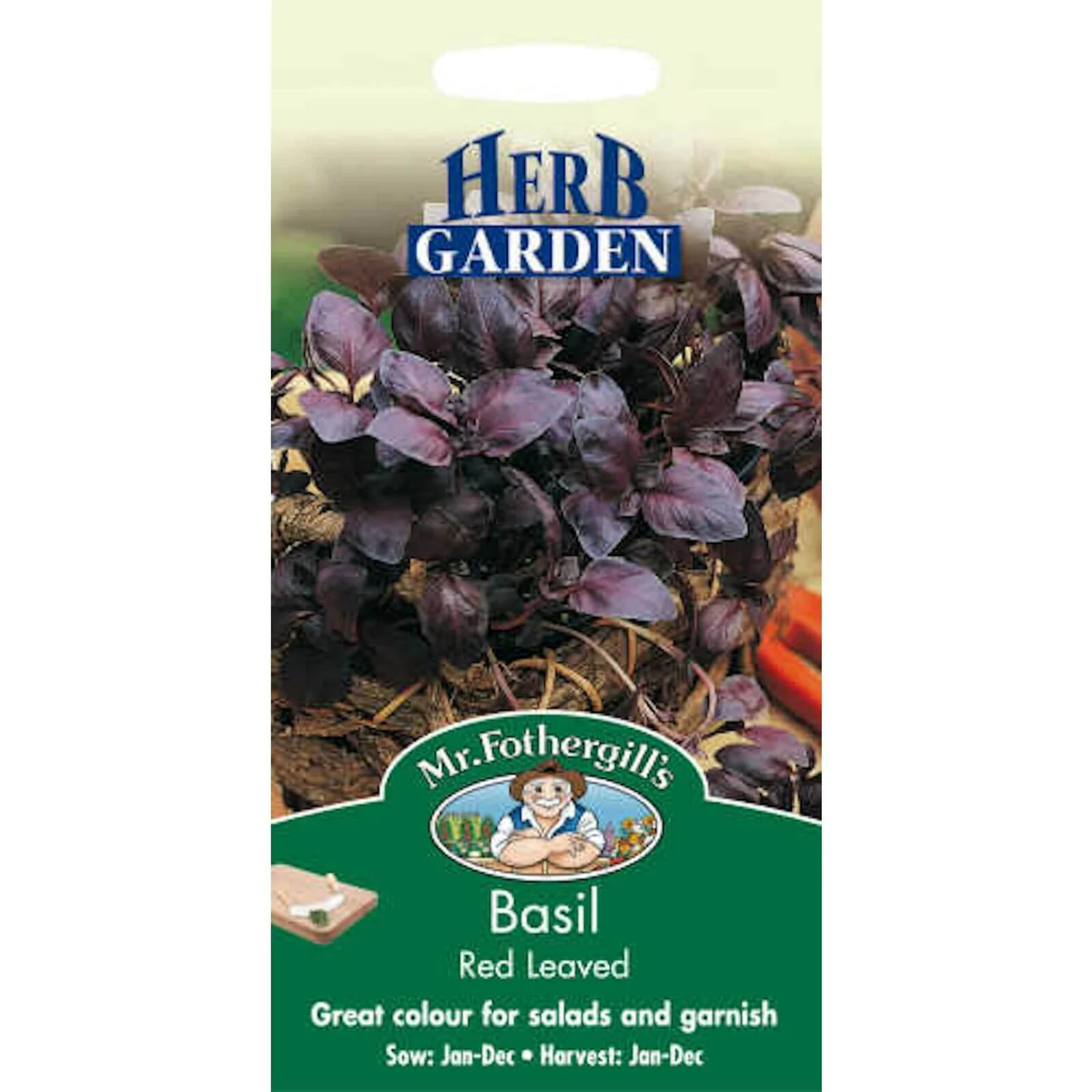 Mr. Fothergill's Basil Red Leaved (Ocimum Basilicum) Seeds 1 Mr. Fothergill's Basil Red Leaved (Ocimum Basilicum) Seeds