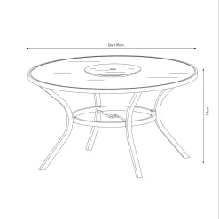 Misali 6 Seater Garden Dining Set 12 Misali 6 Seater Garden Dining Set -Garden Haven Shop 12881492 5834948030746531