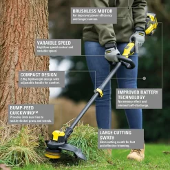 STANLEY FATMAX V20 18V Cordless 33Cm String Trimmer With Brushless Motor (Sfmcstb933M-Gb) 12 STANLEY FATMAX V20 18V Cordless 33Cm String Trimmer With Brushless Motor (Sfmcstb933M-Gb) -Garden Haven Shop 12882302 2035052745693845