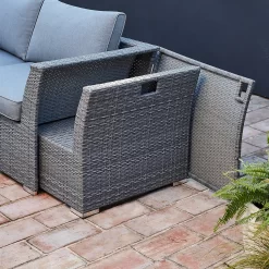Bambrick 6 Seater Grey Rattan Garden Sofa Set 12 Bambrick 6 Seater Grey Rattan Garden Sofa Set -Garden Haven Shop 12882317 1254931176778175