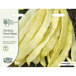 RHS Climbing French Bean Golden Gate Seeds