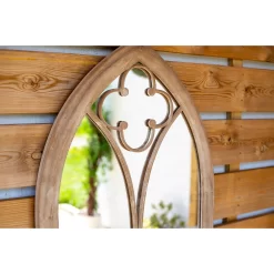 Church Window Outdoor Garden Mirror - 105cm -Garden Haven Shop 12883608 1604875470356011