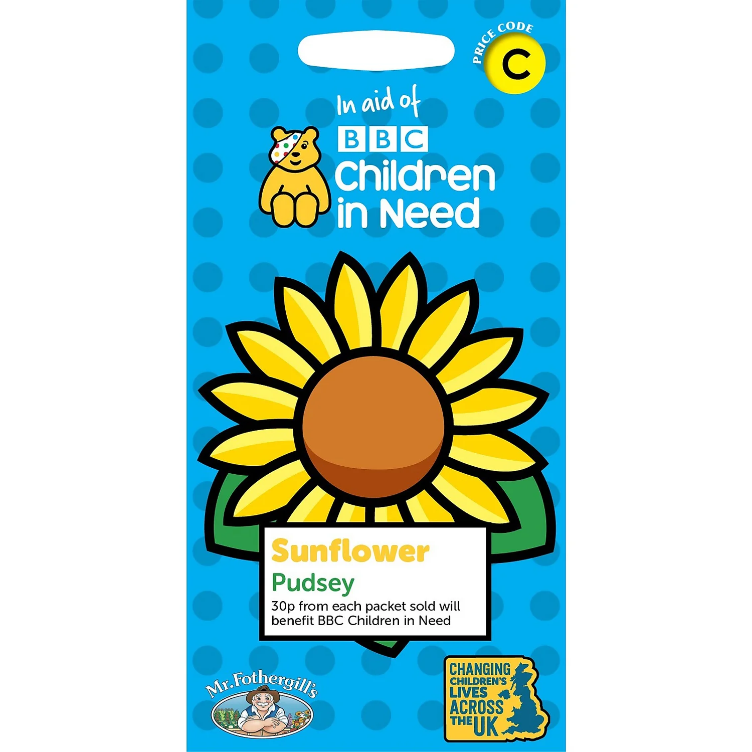 MRF CIN Sunflower Pudsey Packet 1 MRF CIN Sunflower Pudsey Packet
