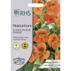 RHS Nasturtium Alaska Salmon Orange