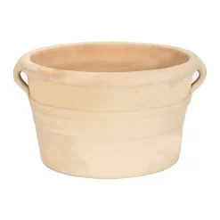 Himalaya Terracotta Low Bowl - 22cm