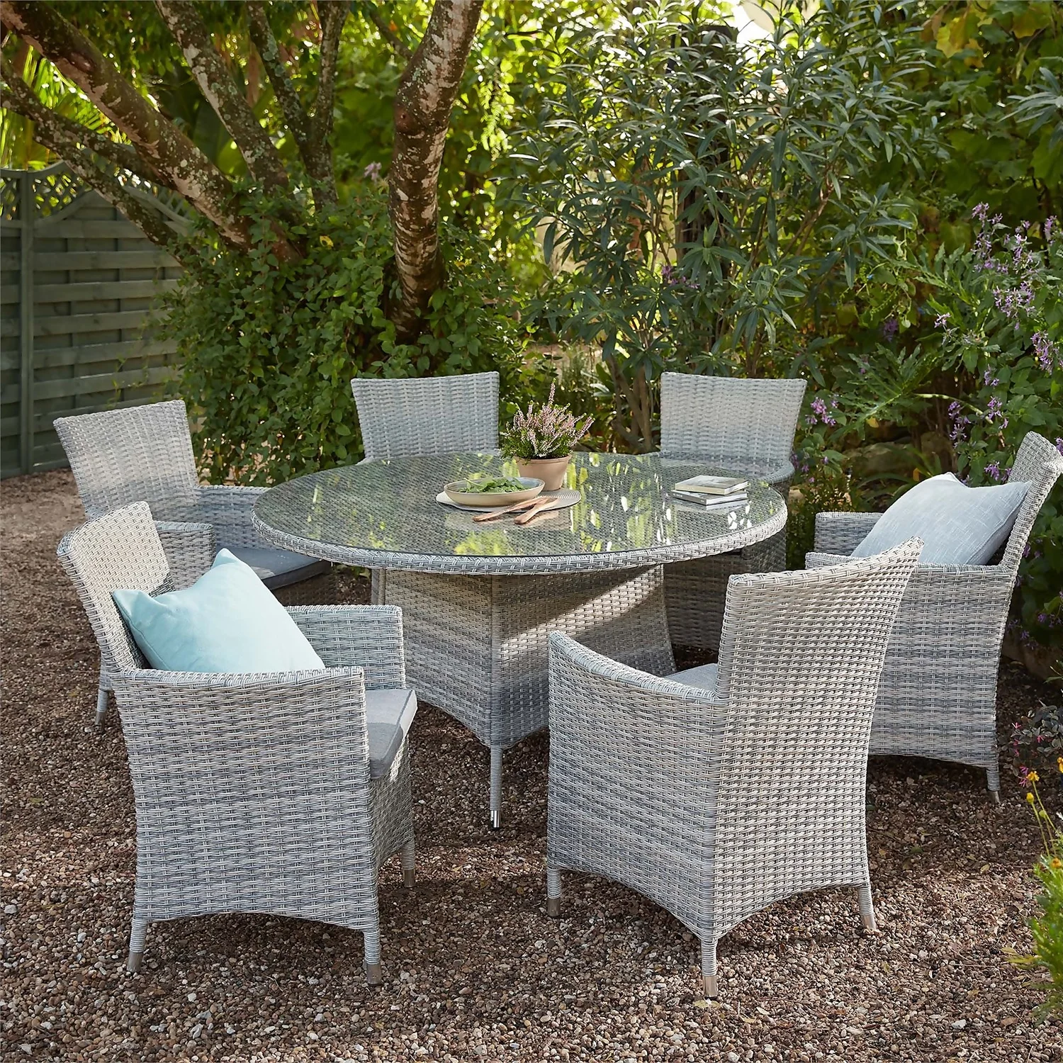Florence 6 Seater Garden Dining Set 1 Florence 6 Seater Garden Dining Set