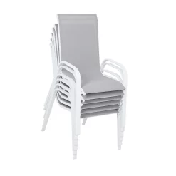 Malindi 6 Seater Garden Dining Set - Grey 9 Malindi 6 Seater Garden Dining Set - Grey -Garden Haven Shop 12887812 2424843280561994