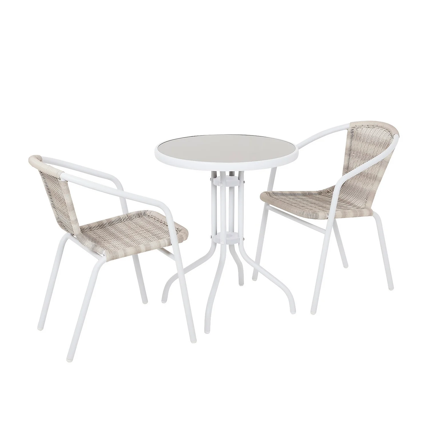 Eloise Bistro Set - Natural 2 Eloise Bistro Set - Natural - Image 2