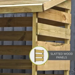 Mercia (Installation Included) Single Log Store -Garden Haven Shop 12888118 1415011214902836