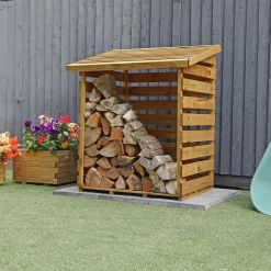 Mercia (Installation Included) Single Log Store -Garden Haven Shop 12888118 9725011214722680