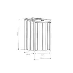 Mercia Single Bin Store 13 Mercia Single Bin Store -Garden Haven Shop 12888119 1274849860070593