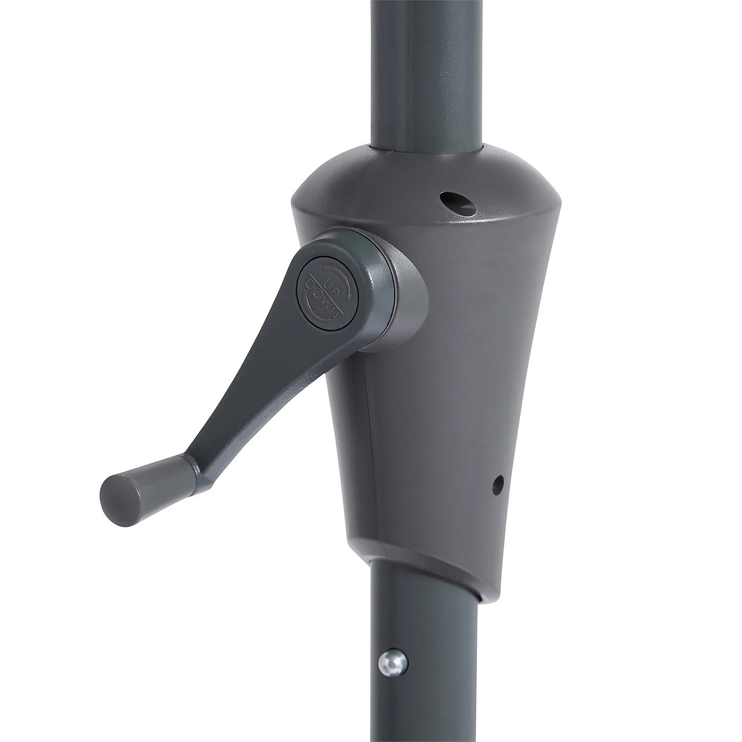 None 2.7m Crank & Tilt Parasol Light Grey - Dia. 38mm 5 None 2.7m Crank & Tilt Parasol Light Grey - Dia. 38mm - Image 5