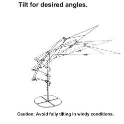3m Overhanging Parasol - Natural 11 3m Overhanging Parasol - Natural -Garden Haven Shop 12888570 2114966185592611