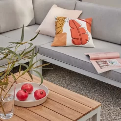 Spirit Metal Garden Corner Sofa Set - Grey -Garden Haven Shop 12889918 1424846181006982