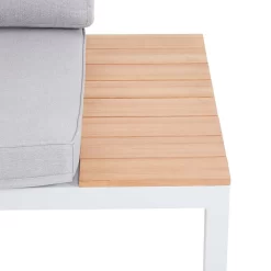 Spirit Metal Garden Corner Sofa Set - Grey -Garden Haven Shop 12889918 2024846181086020