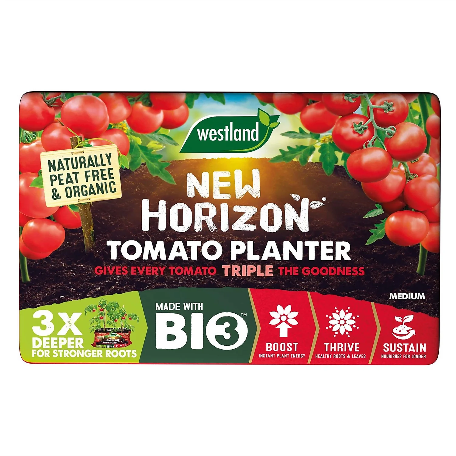 New Horizon Peat Free Tomato Planter Medium - 35L 2 New Horizon Peat Free Tomato Planter Medium - 35L - Image 2