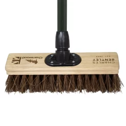 Charles Bentley Charnwood Bassine Wooden Garden Broom - 300mm -Garden Haven Shop 12890894 1654915831672224