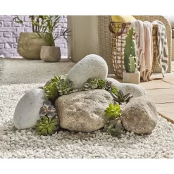 Stylish Stone Arctic White Boulders -Garden Haven Shop 12891159 1814843739845491