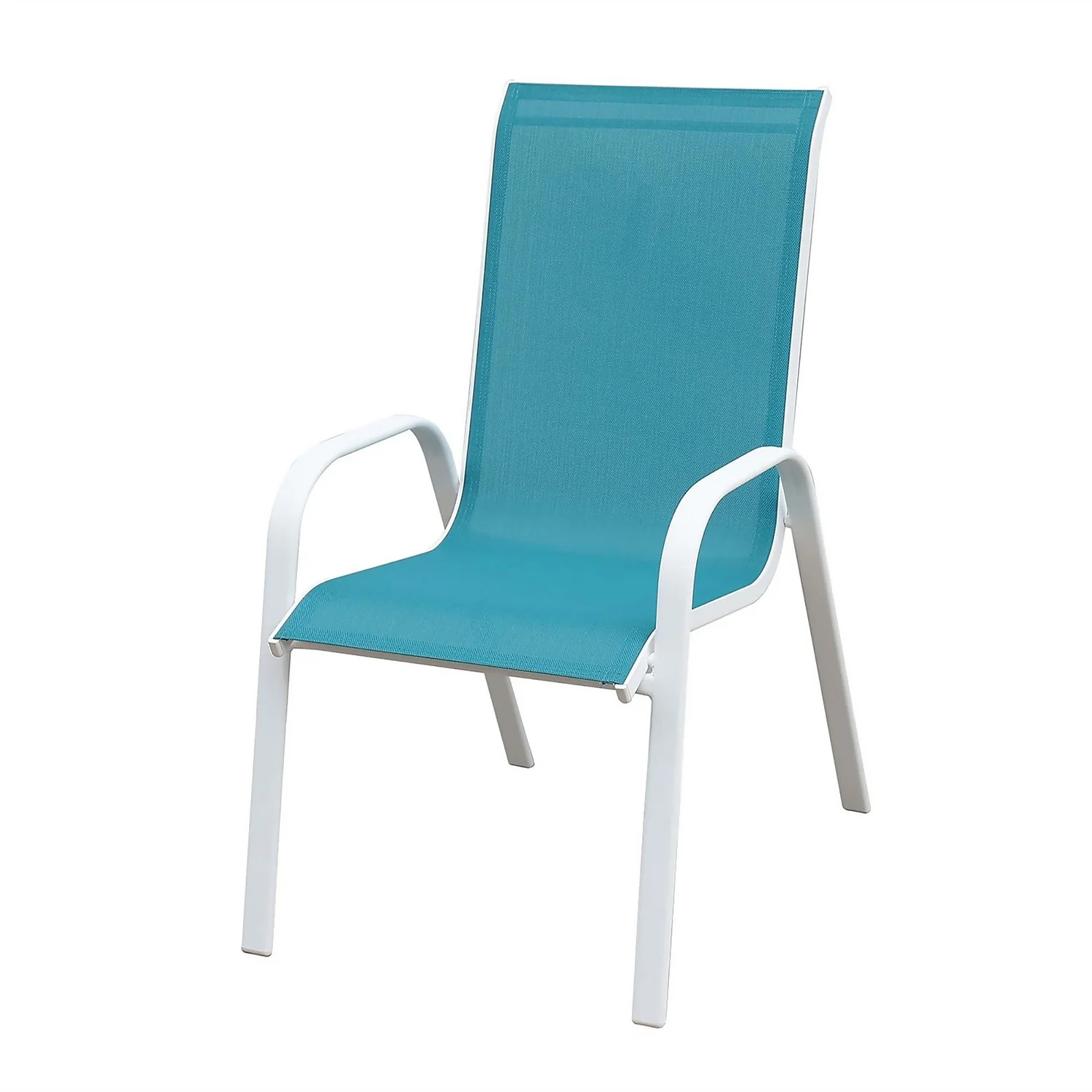 Malindi Stacking Chair - Blue 2 Malindi Stacking Chair - Blue - Image 2