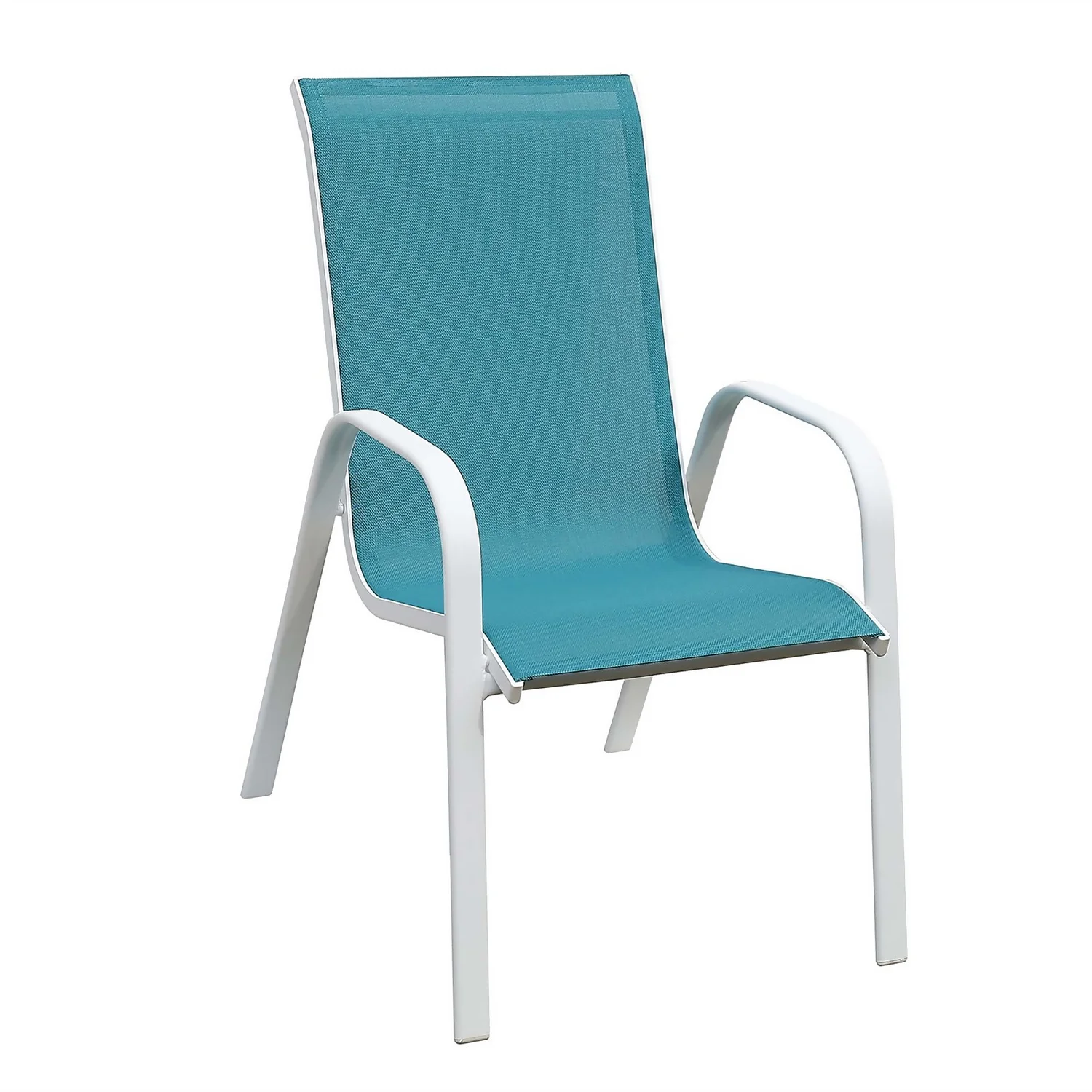 Malindi Stacking Chair - Blue 1 Malindi Stacking Chair - Blue