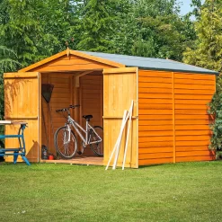 Shire 12 X 8ft Shed Overlap Double Door - No Windows 12 Shire 12 X 8ft Shed Overlap Double Door - No Windows -Garden Haven Shop 13082813 1534862497712136